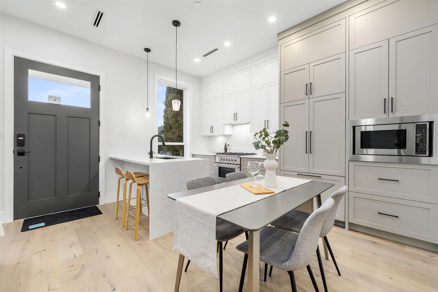 Completed East Georgia Street kitchen